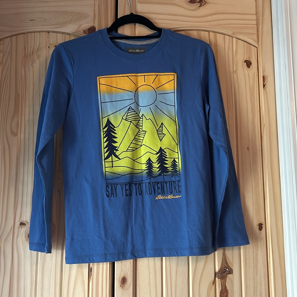 NWOT Bundle of 3 Eddie Bauer Kids Long Sleeve Tops Size Large - Picture 4 of 5